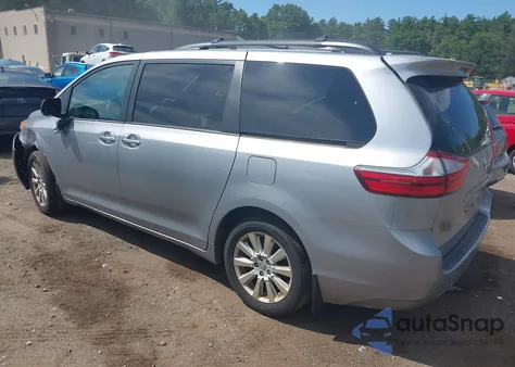 2016 Toyota Sienna Xle 7 Passenger z USA, uszkodzony, nr VIN 5TDDK3DC2GS141869